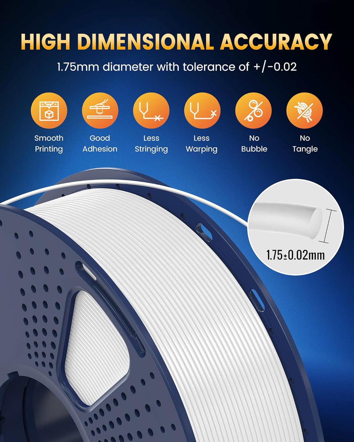 Abs Filament Spool - JAYO PLA PLUS 2.0 3D Filament