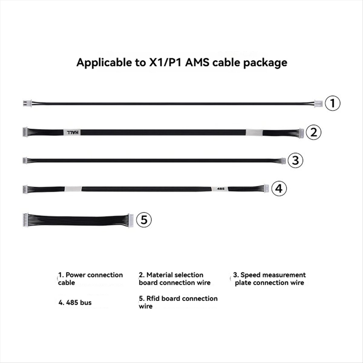 3D Printing Quality - A64I 5PCS Cable Pack High Quality