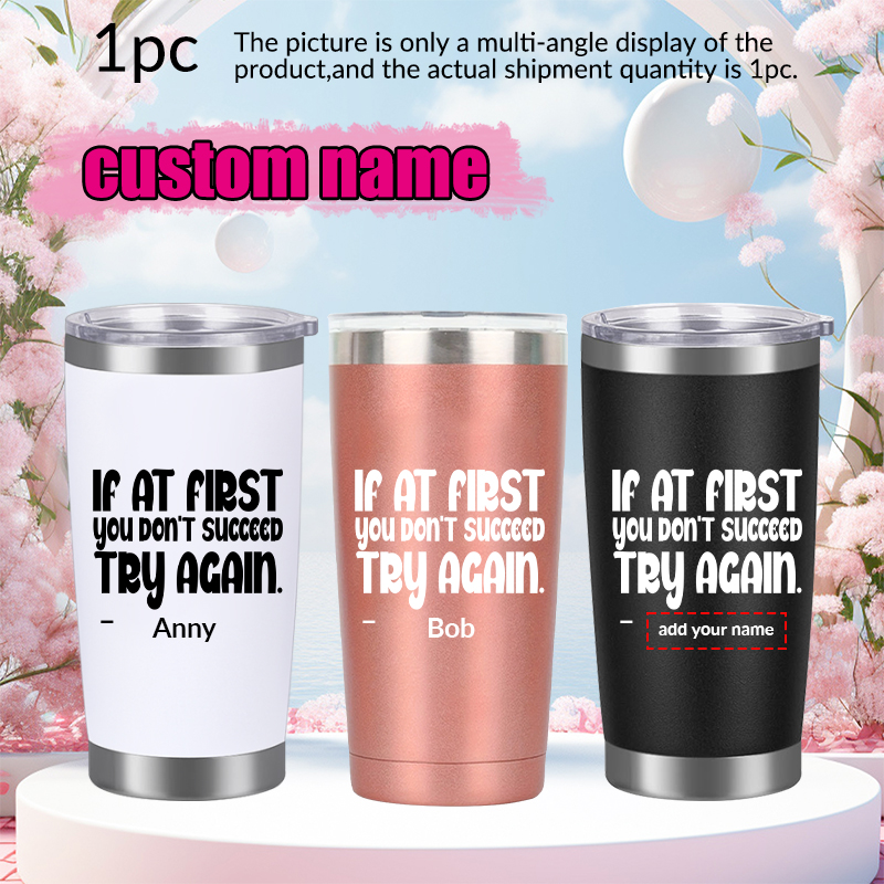 3D Printing Quotes - 1pc Customized Name 20oz Car Cup