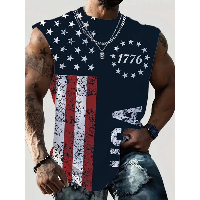 3D Printing Usa - 3D Print American Flag Tank Tops