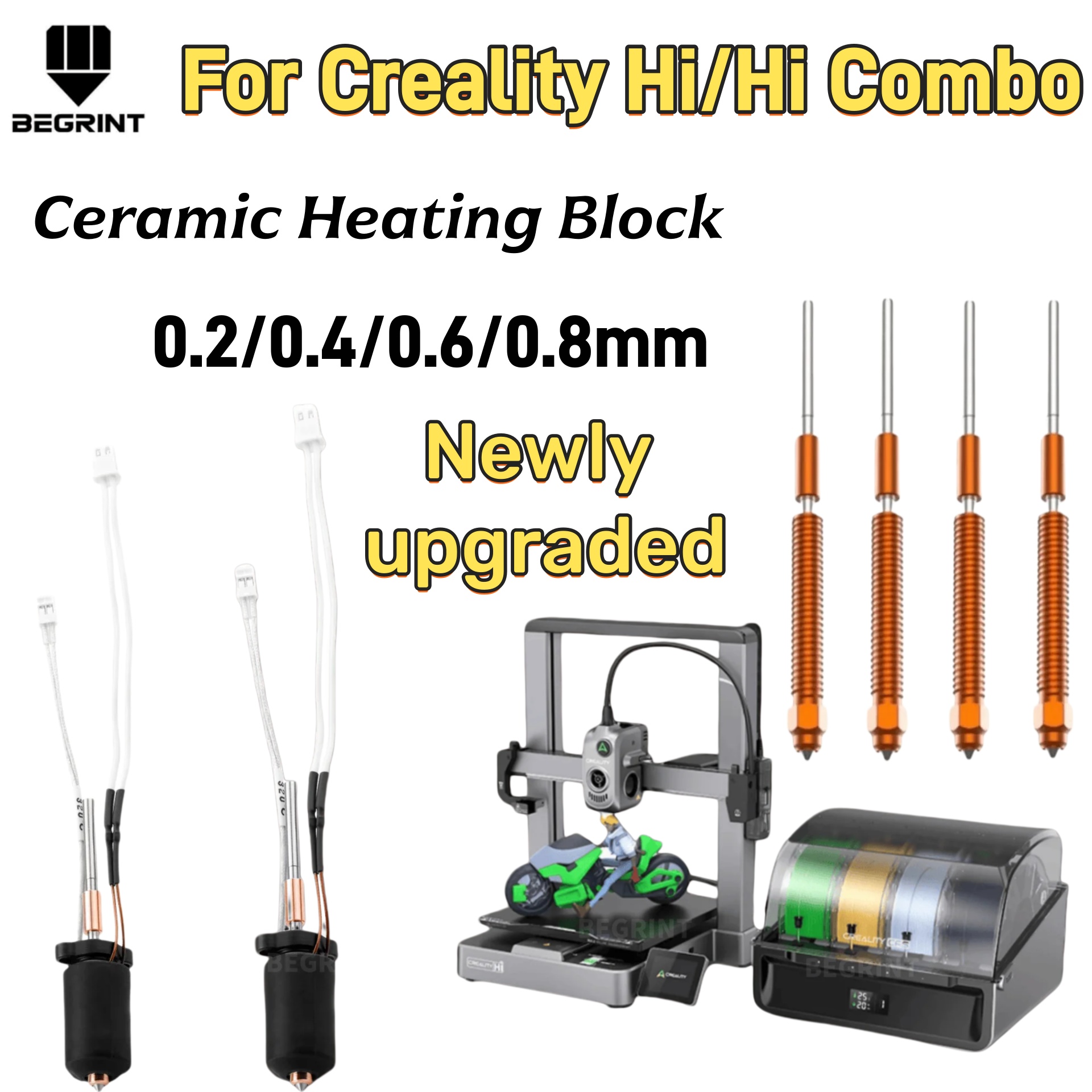 3D Printing News - High Temp Ceramic Heater Hotend Kit