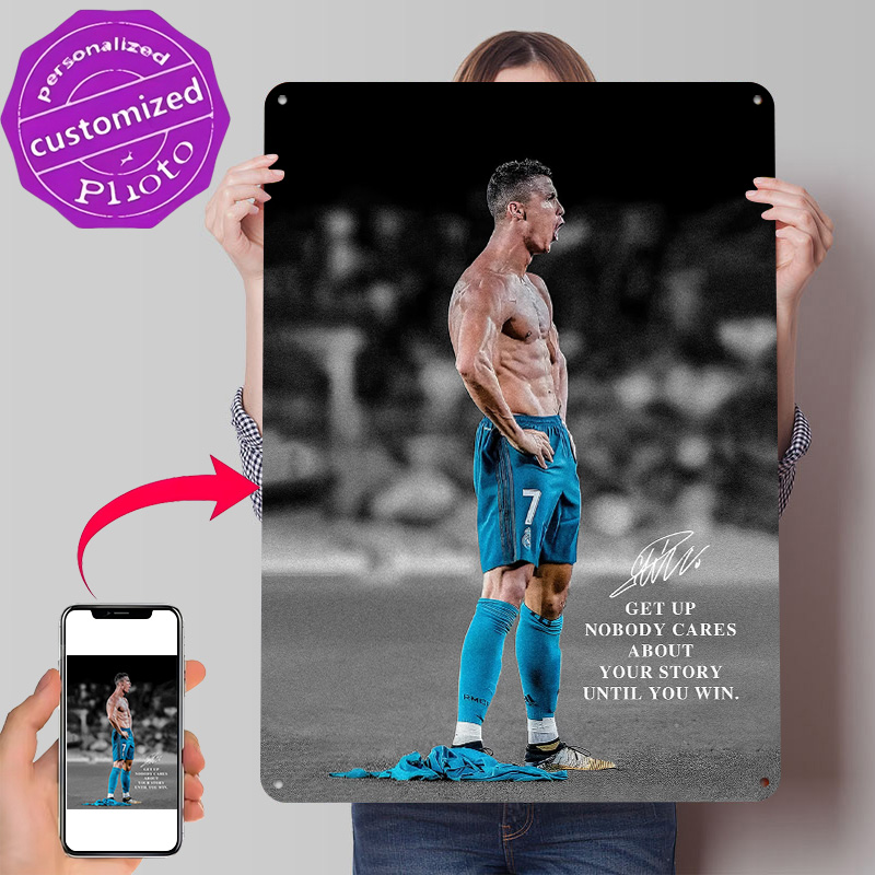 3D Printing Quotes - Cristiano Ronaldo Motivational Quote 3D Printed