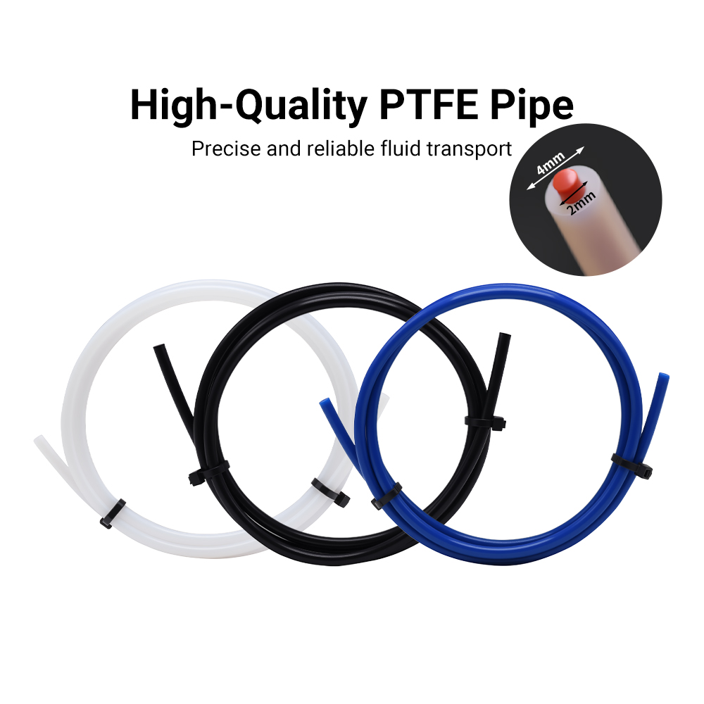 Abs Filament Spool - 1M PTFE Tube 2x4mm MK8 Hot