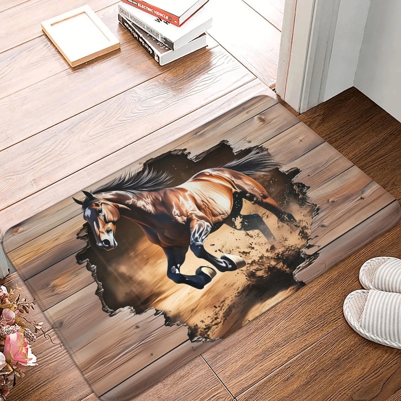 3D Printing Tablet - 3D Running Horse Door Mat with