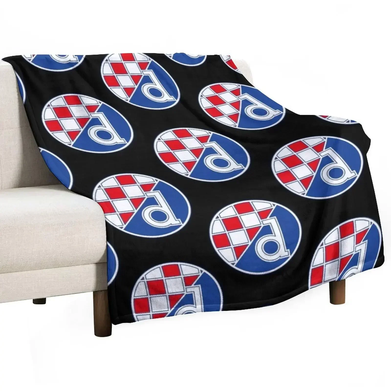 3D Printing Zagreb - Dinamo Zagreb Throw Blanket blankets and