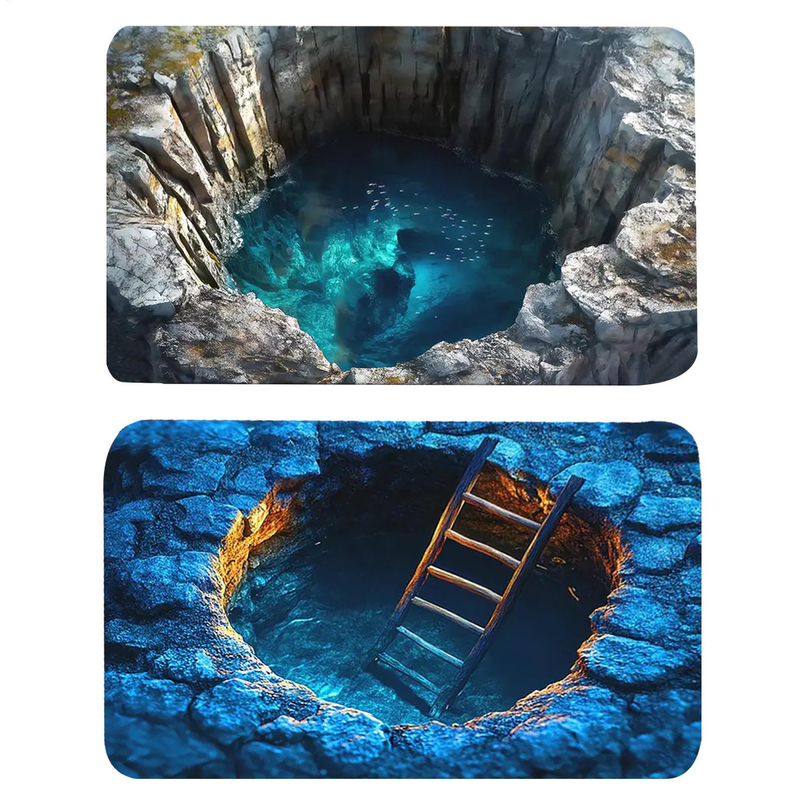 3D Printing Tablet - 3D Optical Illusion Hole Rug Non