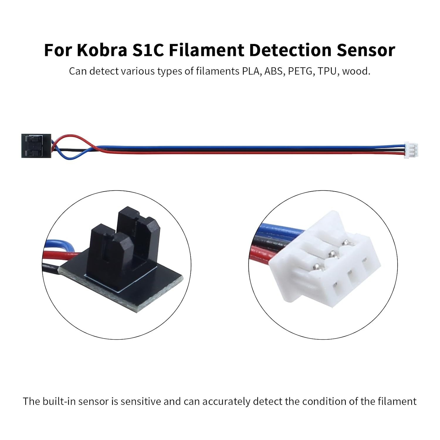 for Kobra S1/ S1C Filament Det - Filament Runout Sensor 评论和价格
