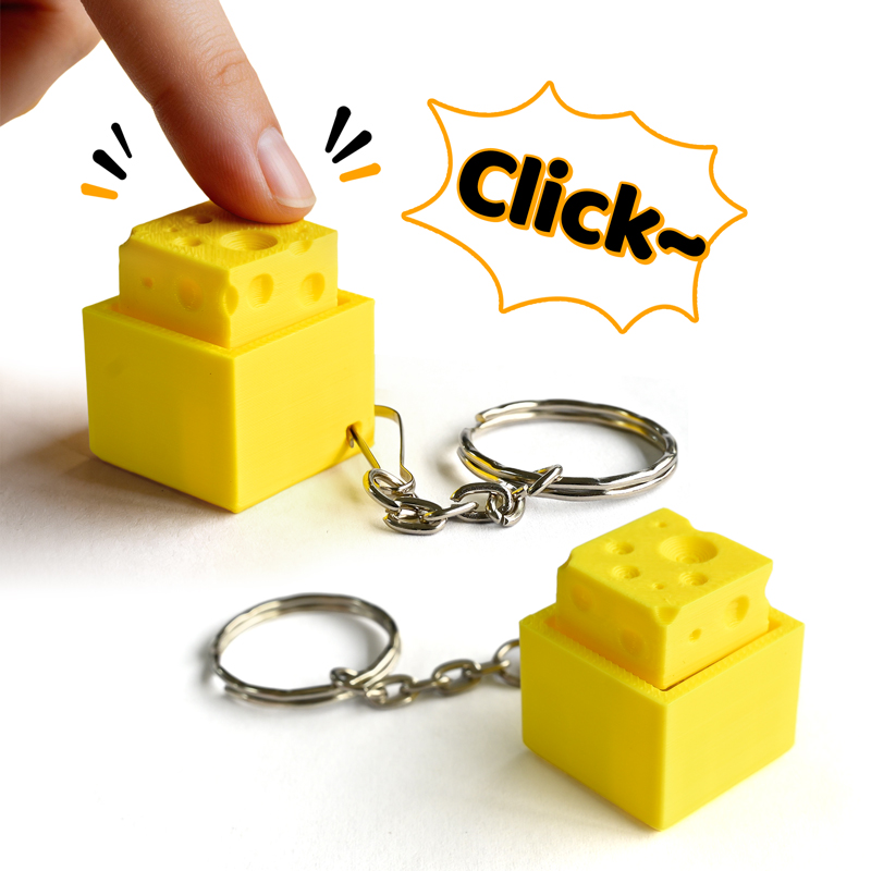3D Printed Cheesy Key Fidget C - 3D Printing Objects 评论和价格
