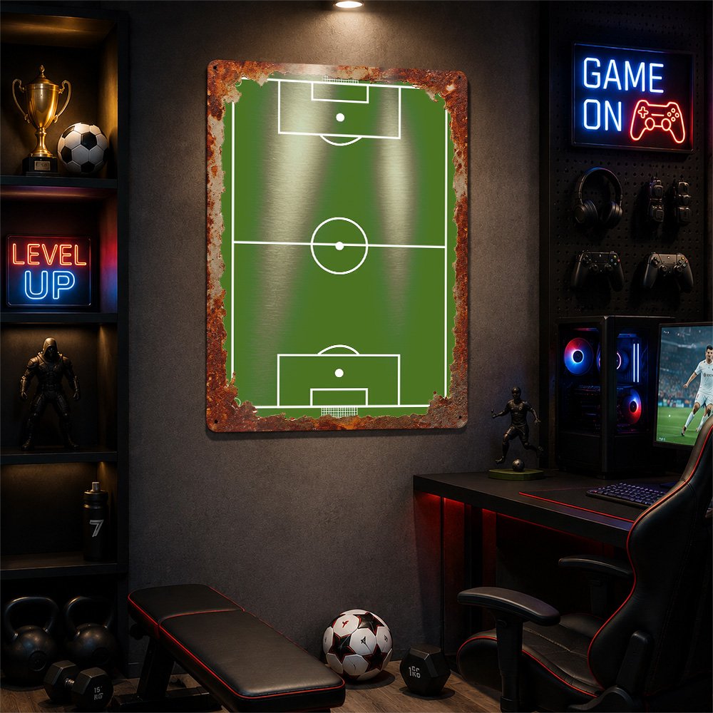 Soccer Field Diagram Poster Re - 3D Printing Diagram 评论和价格