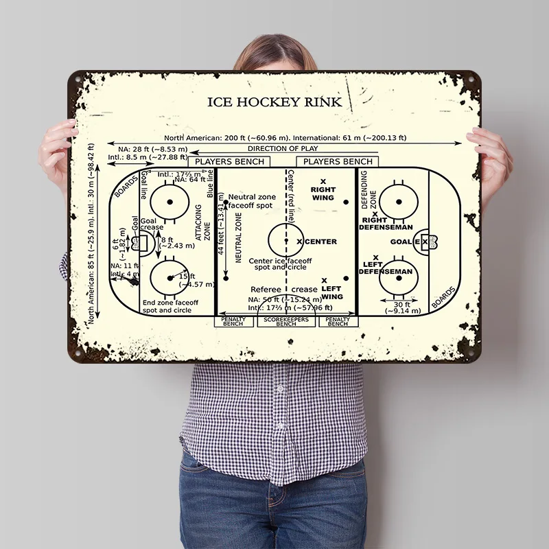 Ice Hockey Rink Diagram 3D Tex - 3D Printing Diagram 评论和价格