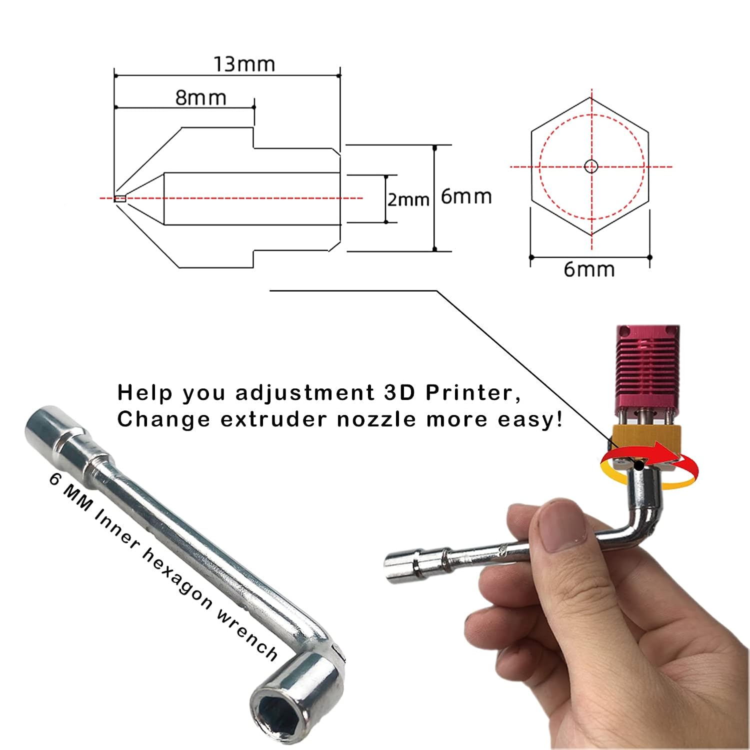 CREALITY 20 Pcs MK8 Brass Nozz - 3D Printing News 评论和价格