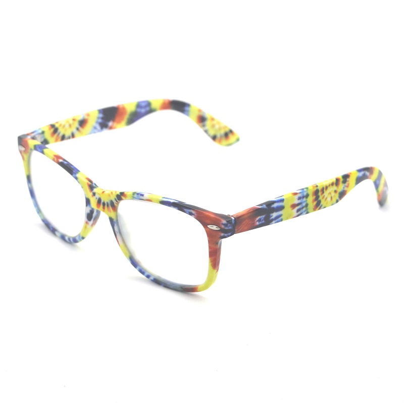 Fashion Tie Dye Print Frame Di - 3D Printing Glasses Frames 评论和价格