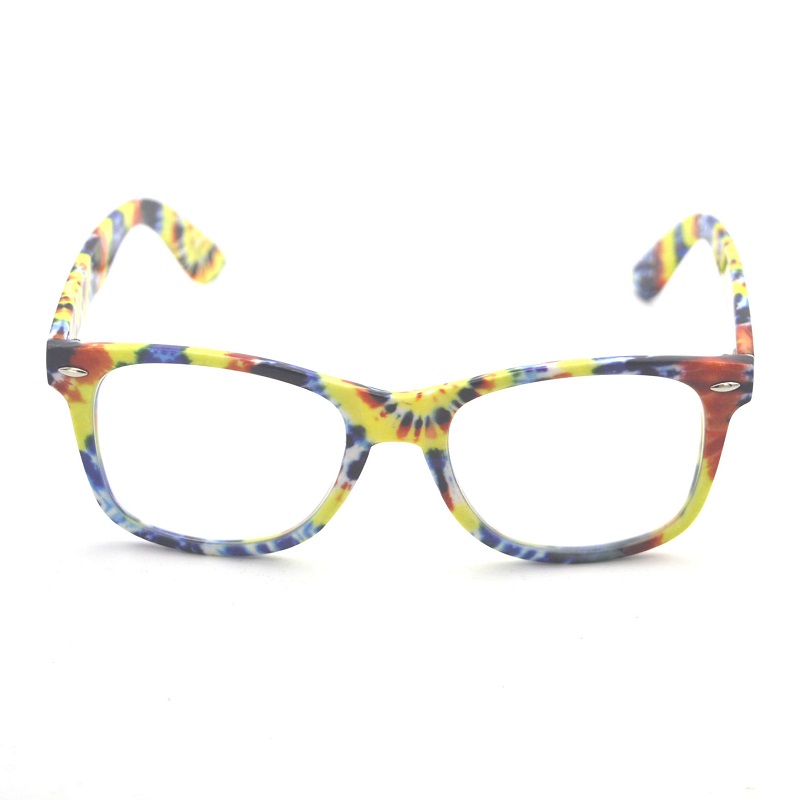 Fashion Tie Dye Print Frame Di - 3D Printing Glasses Frames 评论和价格