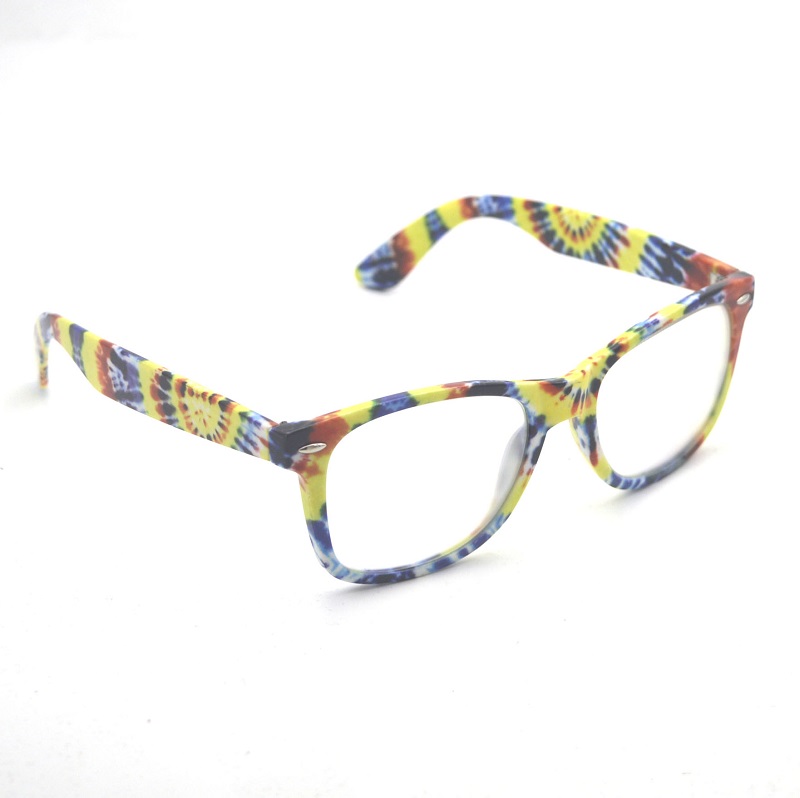 Fashion Tie Dye Print Frame Di - 3D Printing Glasses Frames 评论和价格