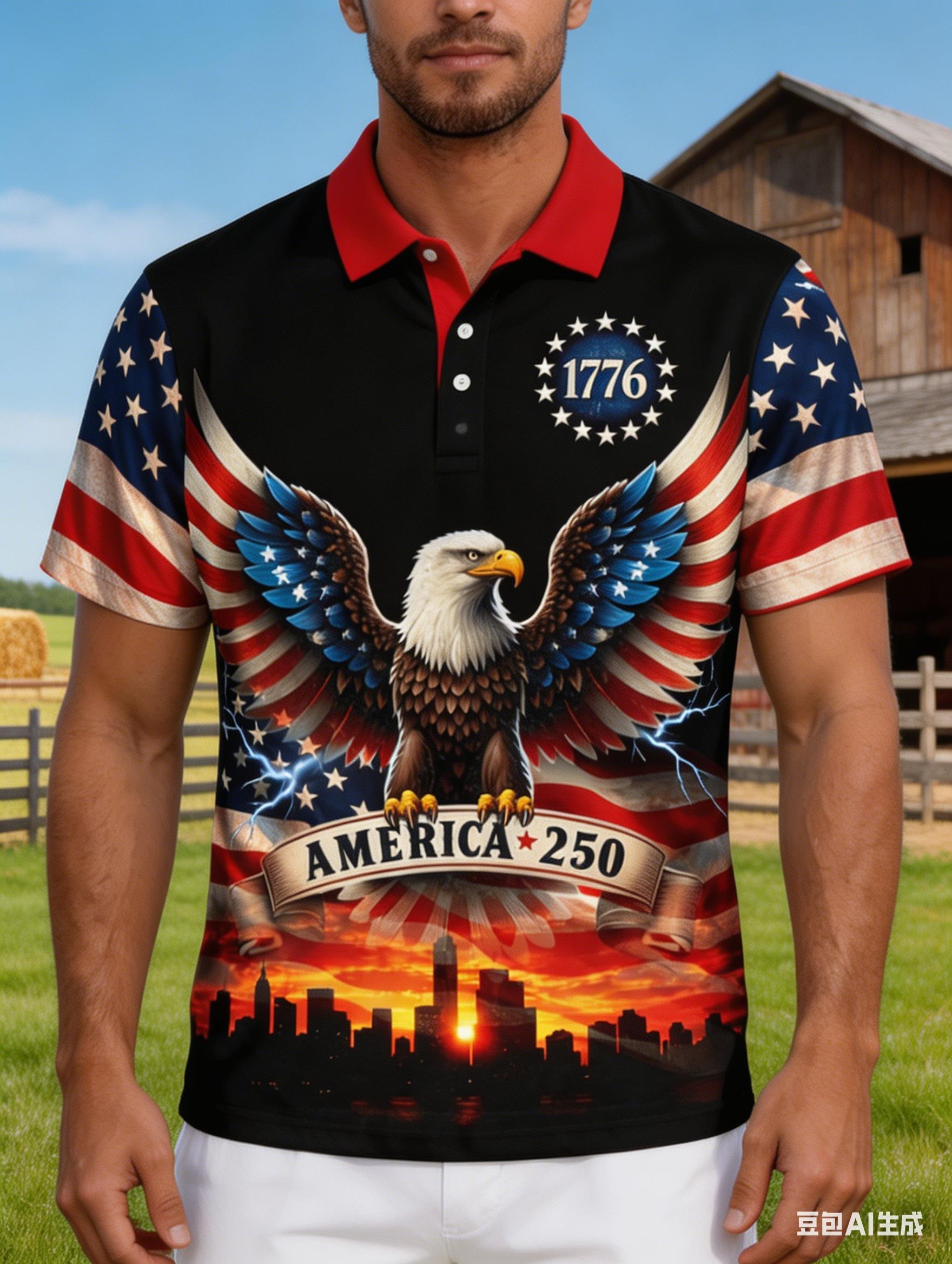 Men's USA 250th Anniversary Po - 3D Printing Usa 评论和价格