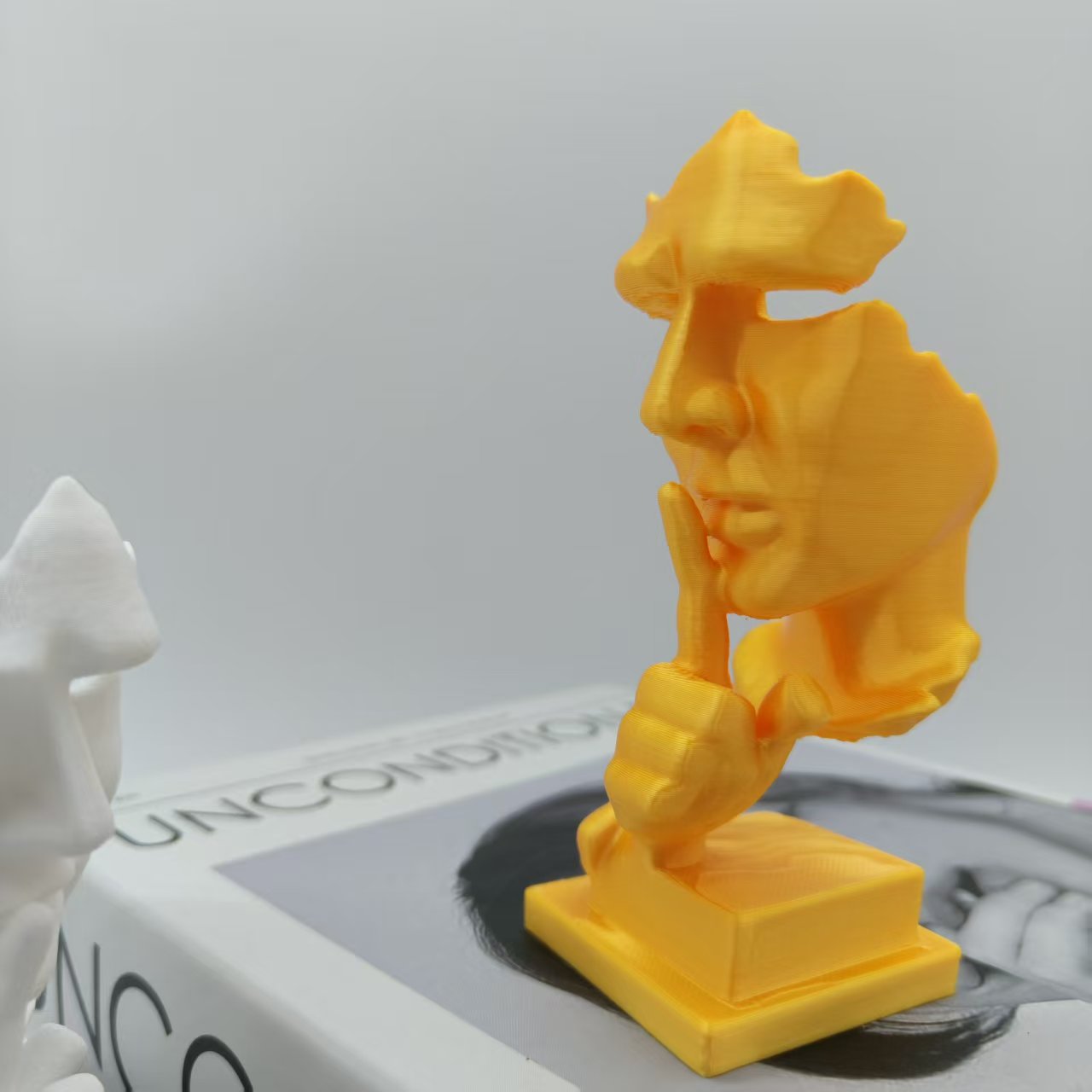 Thinker Statue, Silence Is Gol - 3D Printing Quality 评论和价格