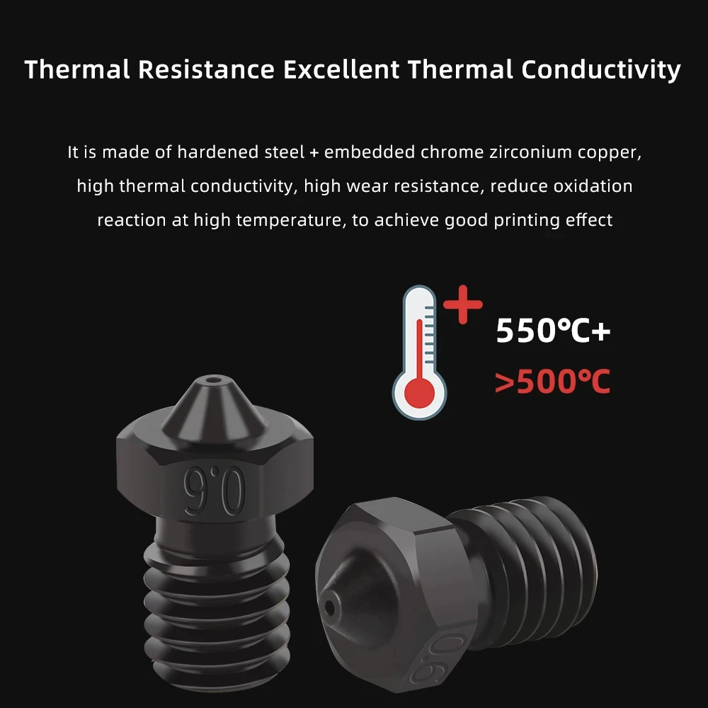 E3D Nozzle 0.2/0.4/0.6/0.8mm H - 3D Printing News 评论和价格