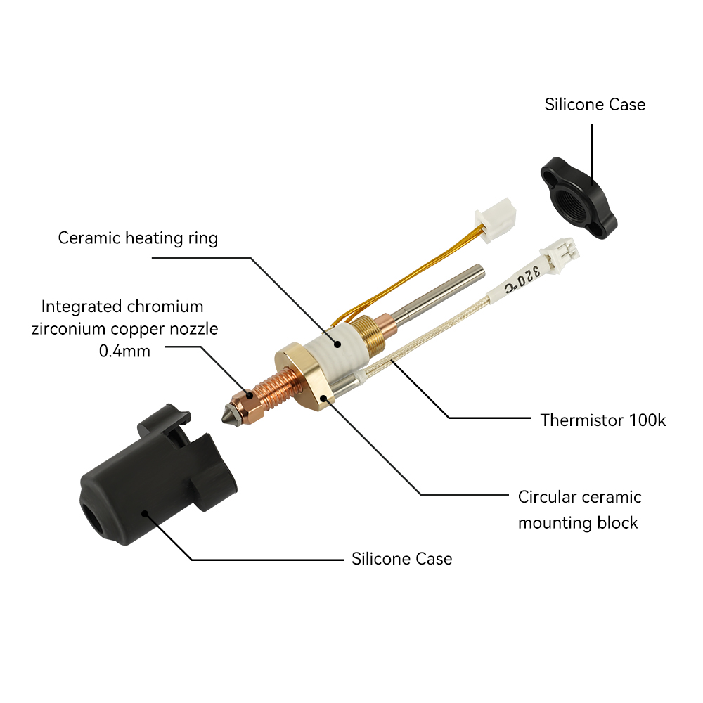 For Creality K1C/K1 Max Hotend - Creality Printer K1 评论和价格