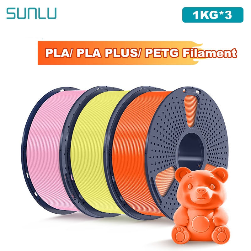 SUNLU 3KG 3D Filament PLA/PLA  - Abs Filament Spool 评论和价格