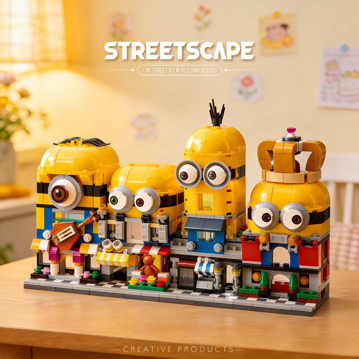 4-in-1 Minions Street View Bui - 3D Printing Lego 评论和价格