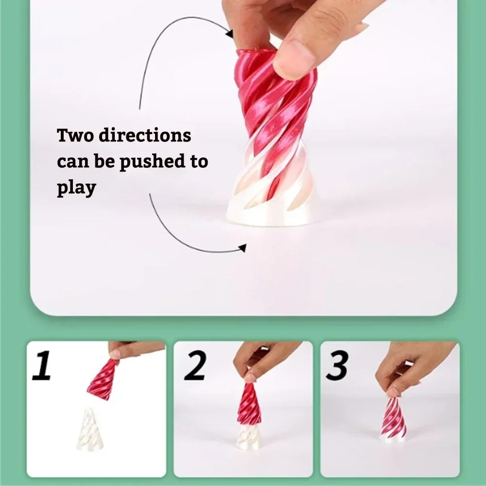 3D Printed Spiral Cone Toy Imp - 3D Printing Objects 评论和价格