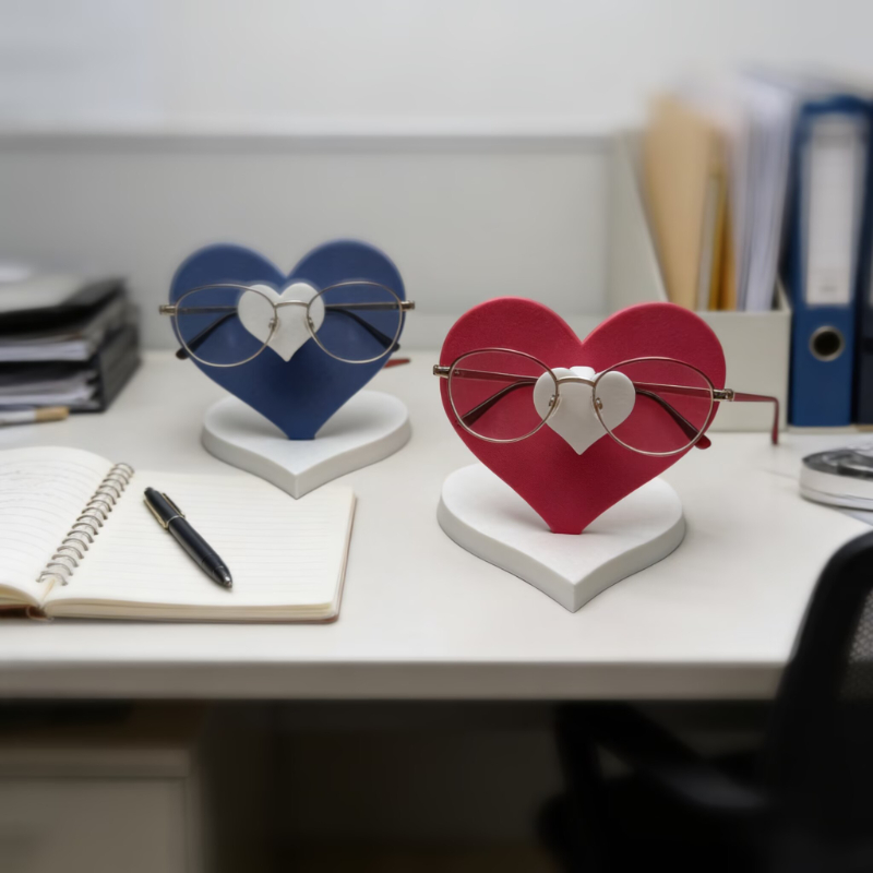 1PC 3D Printed Heart-Shaped Gl - 3D Printing Glasses Frames 评论和价格