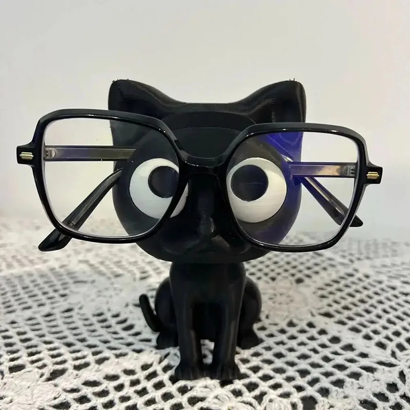 1pc Cute Cat Shaped 3D Printed - 3D Printing Glasses Frames 评论和价格