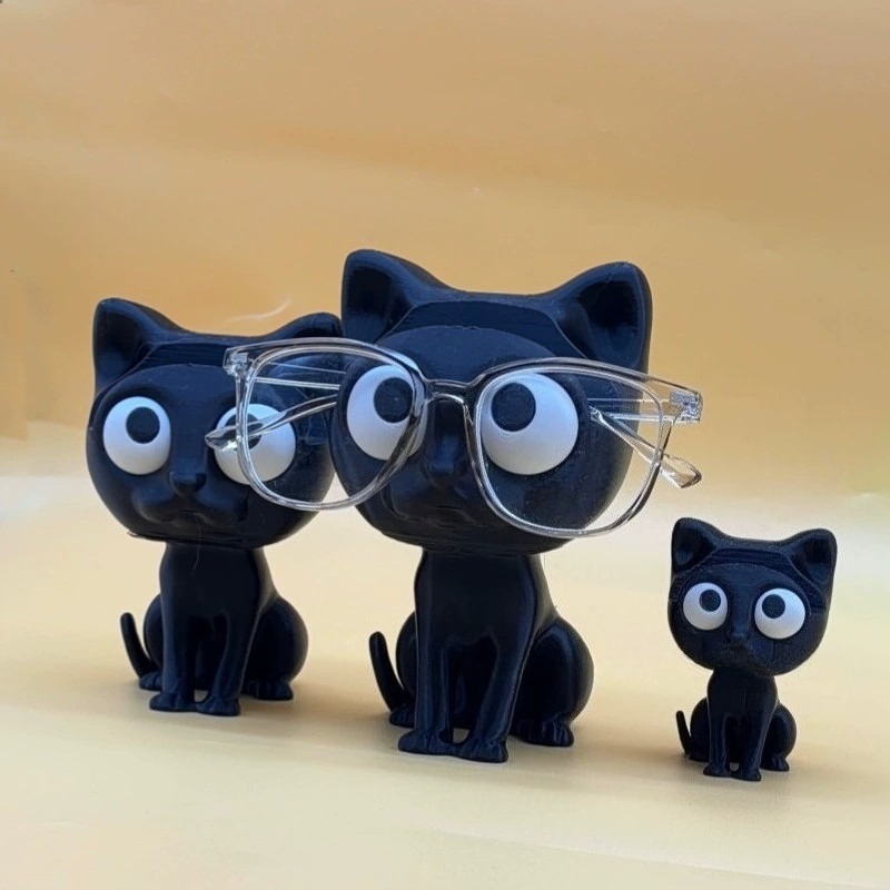 1pc Cute Cat Shaped 3D Printed - 3D Printing Glasses Frames 评论和价格