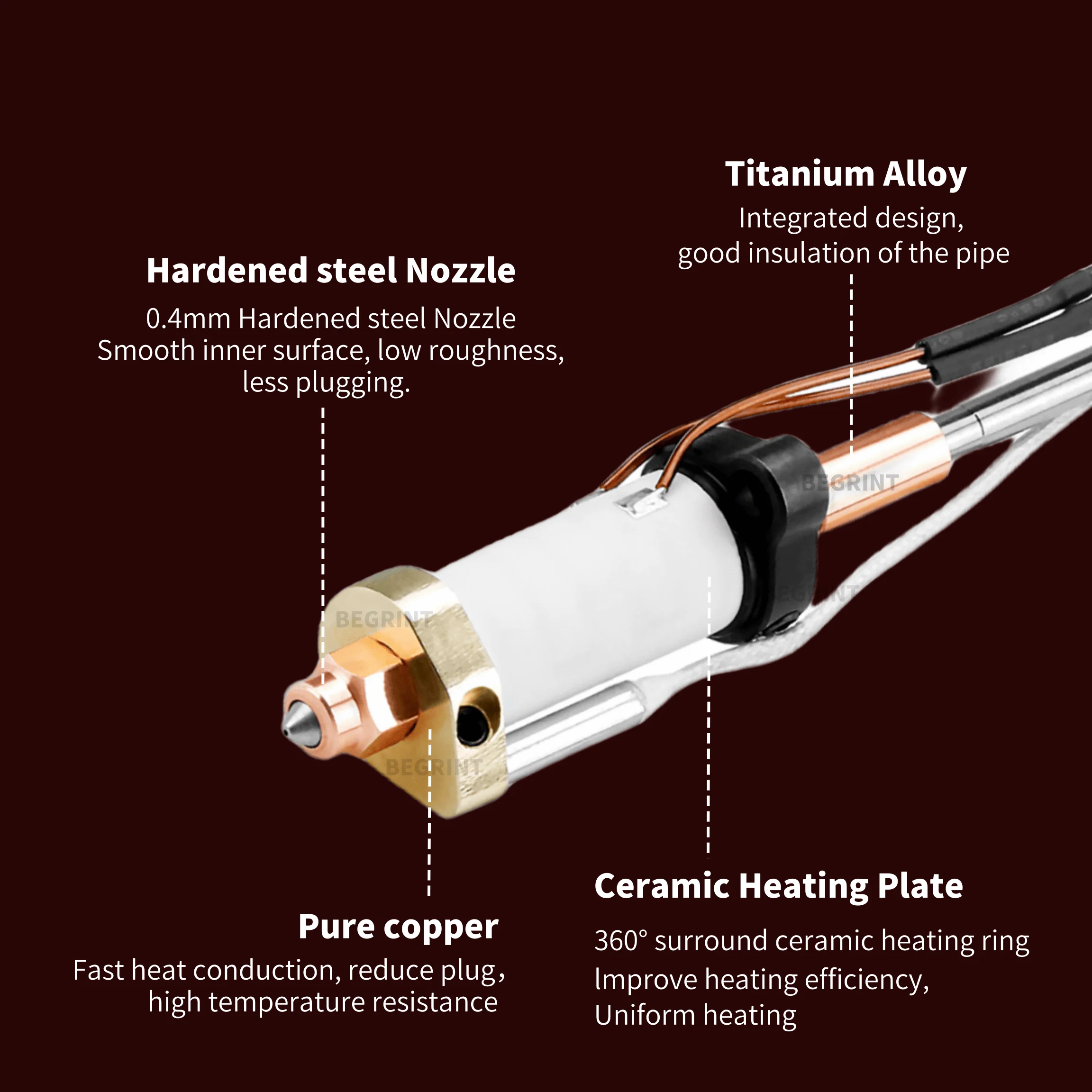 High Temp Ceramic Heater Hoten - 3D Printing News 评论和价格