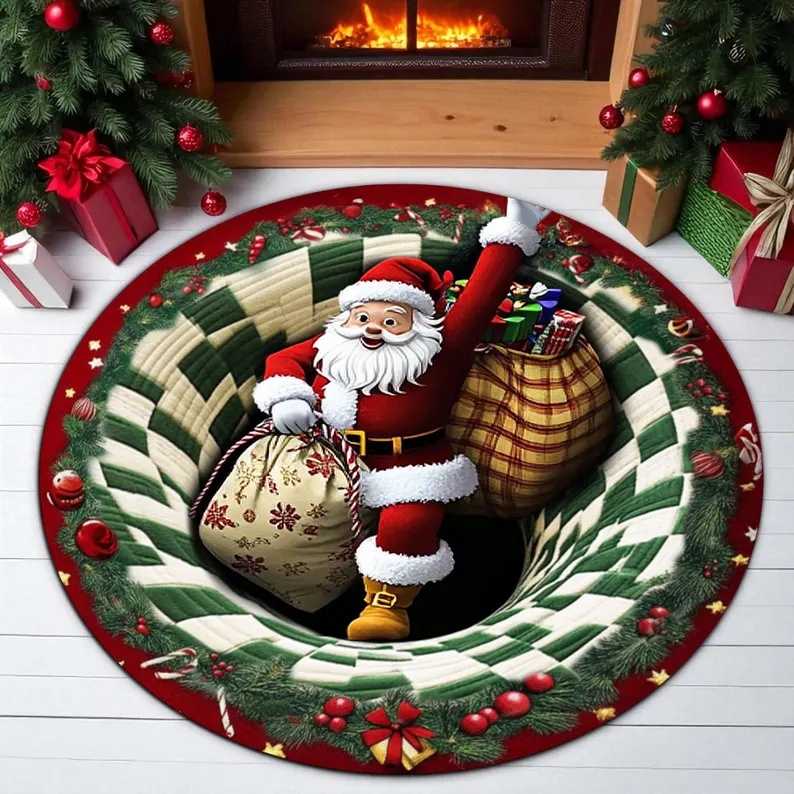3D Vortex Santa Claus Riding o - 3D Printing Tablet 评论和价格