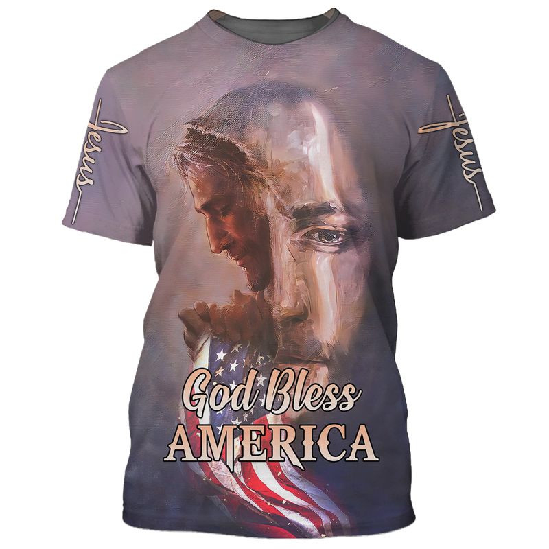 Jesus Christ T-shirt Men Women - 3D Printing Usa 评论和价格