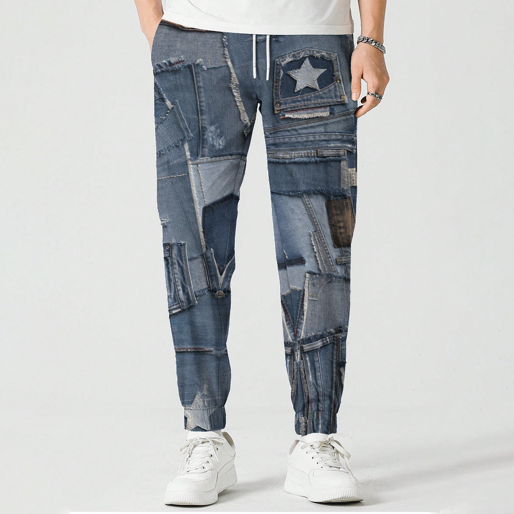 New Unisex Jeans 3D Print Caus - 3D Printing News 评论和价格