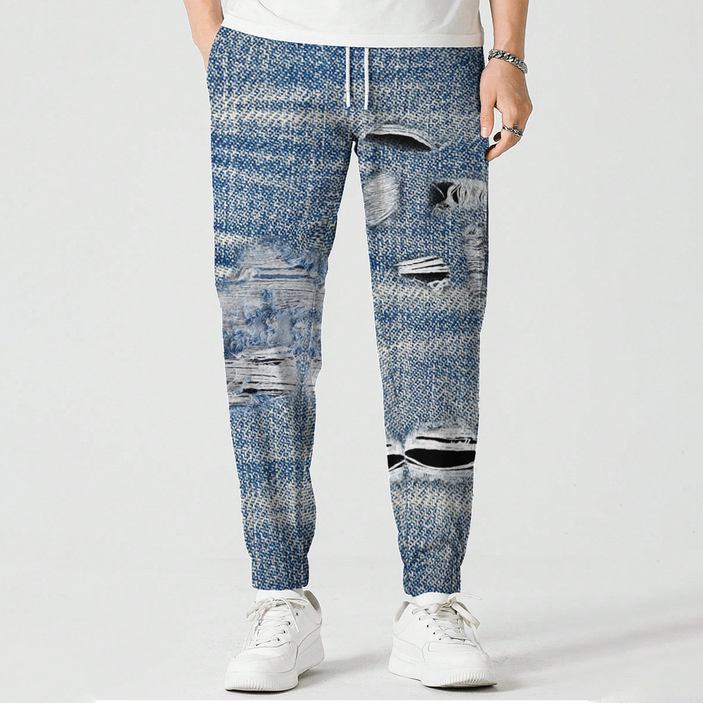 New Unisex Jeans 3D Print Caus - 3D Printing News 评论和价格