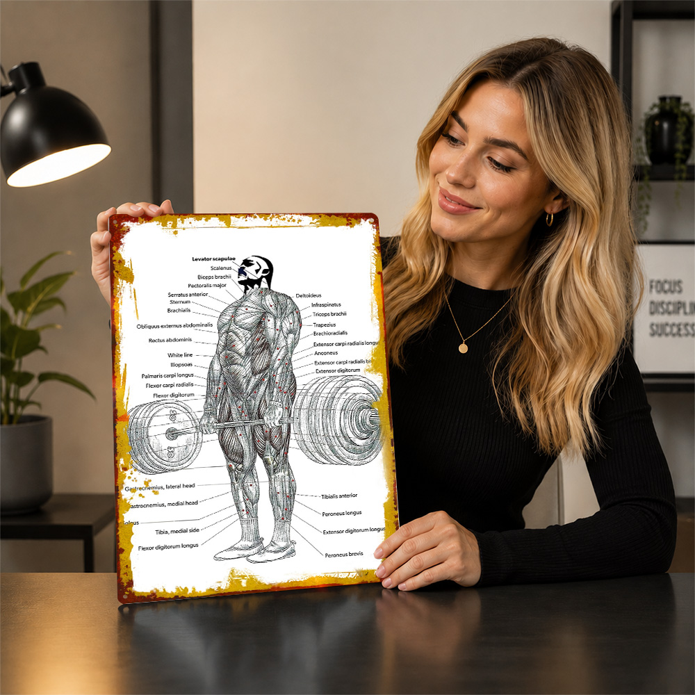 Deadlift Muscle Anatomy Diagra - 3D Printing Diagram 评论和价格