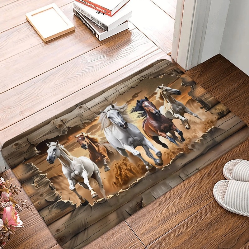 3D Running Horse Door Mat with - 3D Printing Tablet 评论和价格