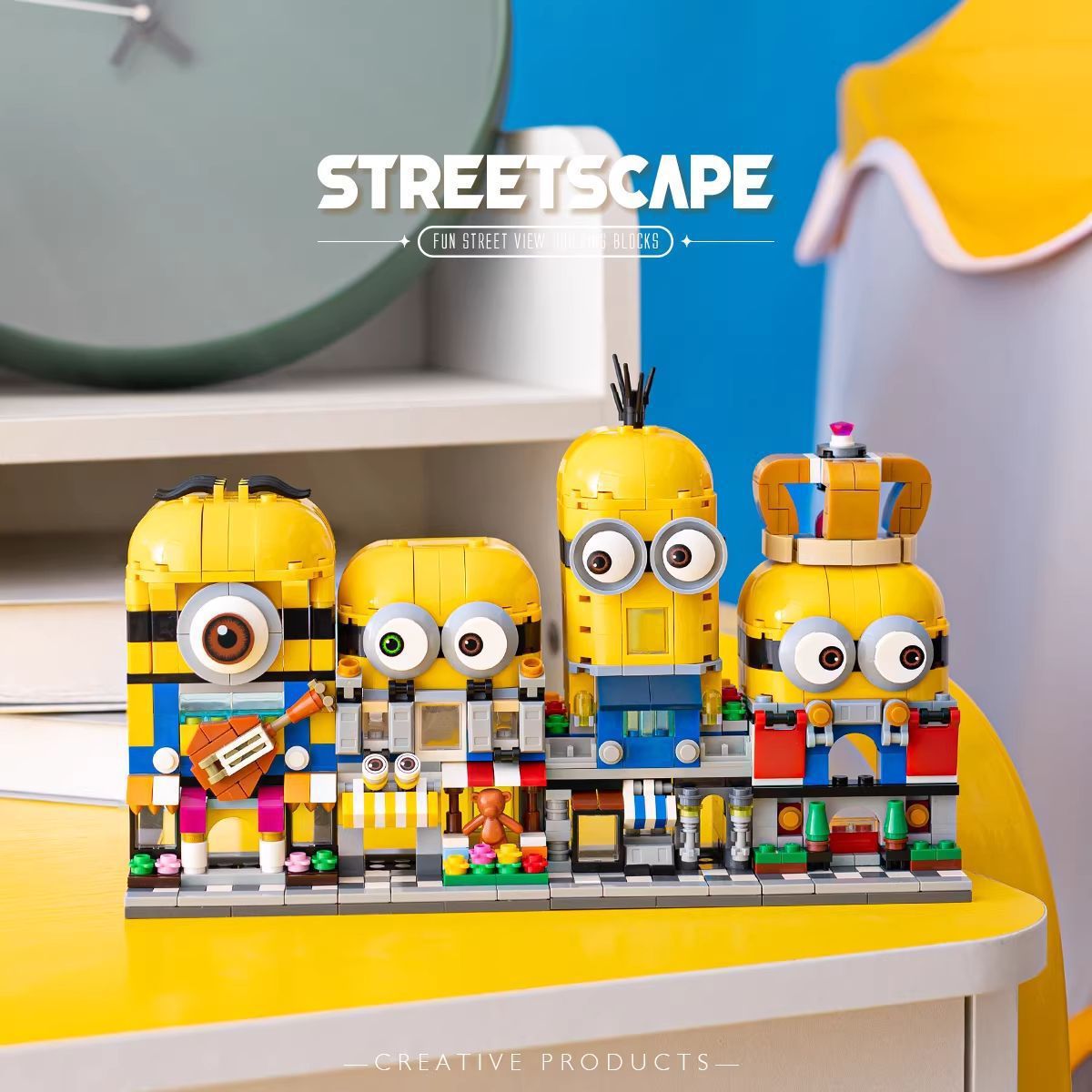 4-in-1 Minions Cartoon Street  - 3D Printing Lego 评论和价格
