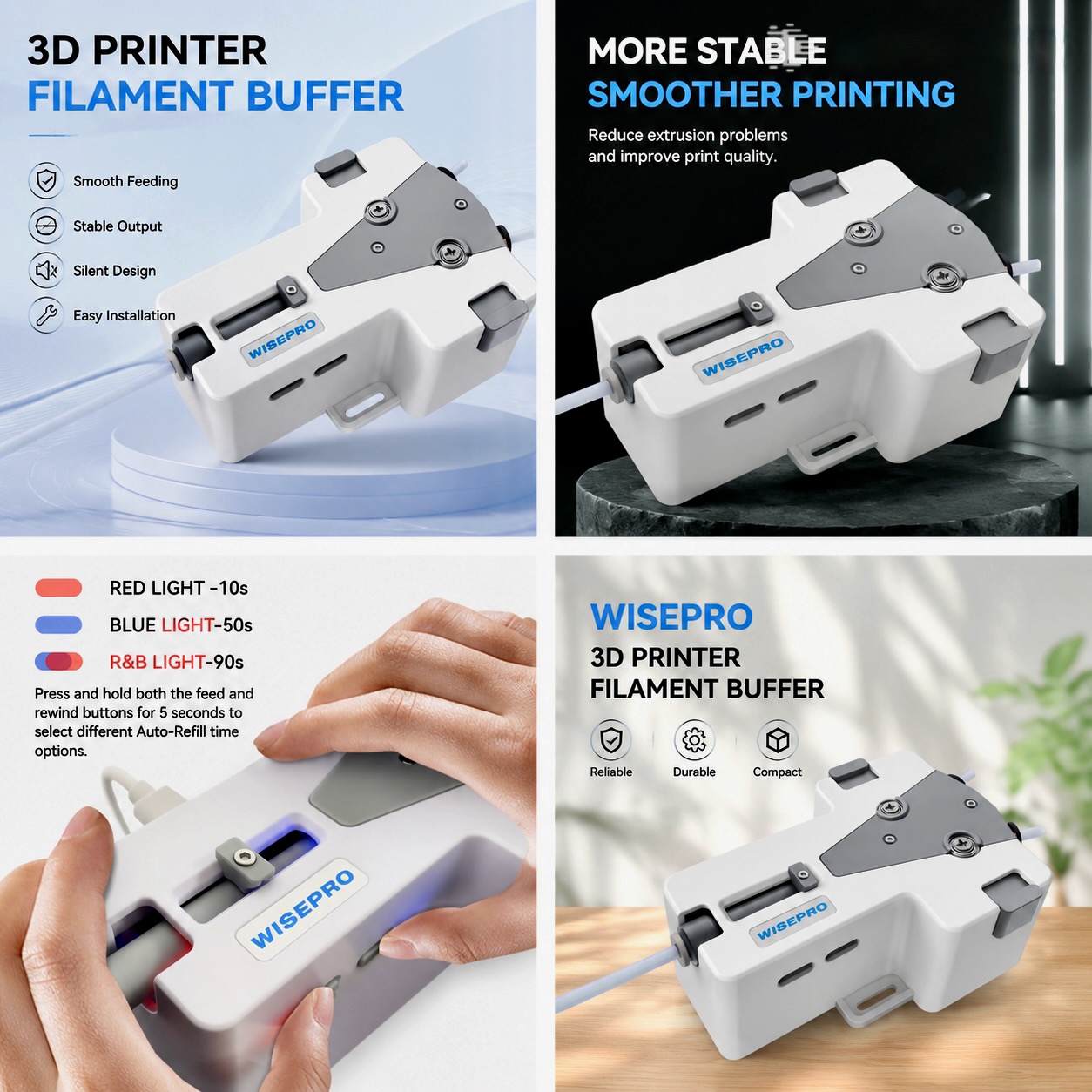 WISEPRO 3D Printer Filament Ta - Abs Filament Spool 评论和价格