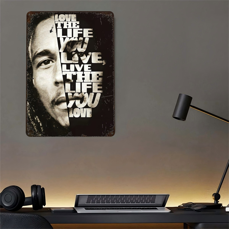 Bob Marley Quote Poster Retro  - 3D Printing Quotes 评论和价格
