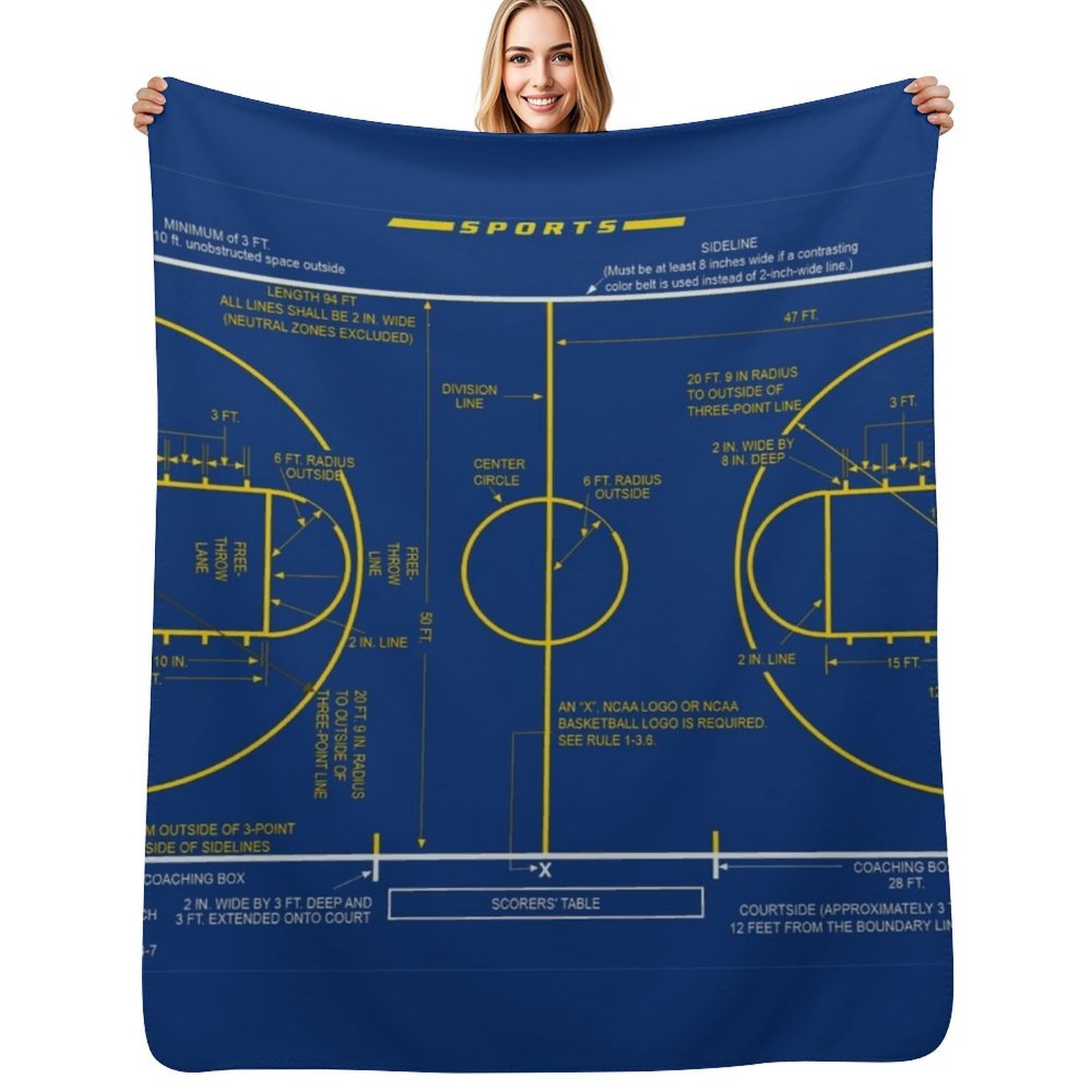 College Basketball Court Diagr - 3D Printing Diagram 评论和价格