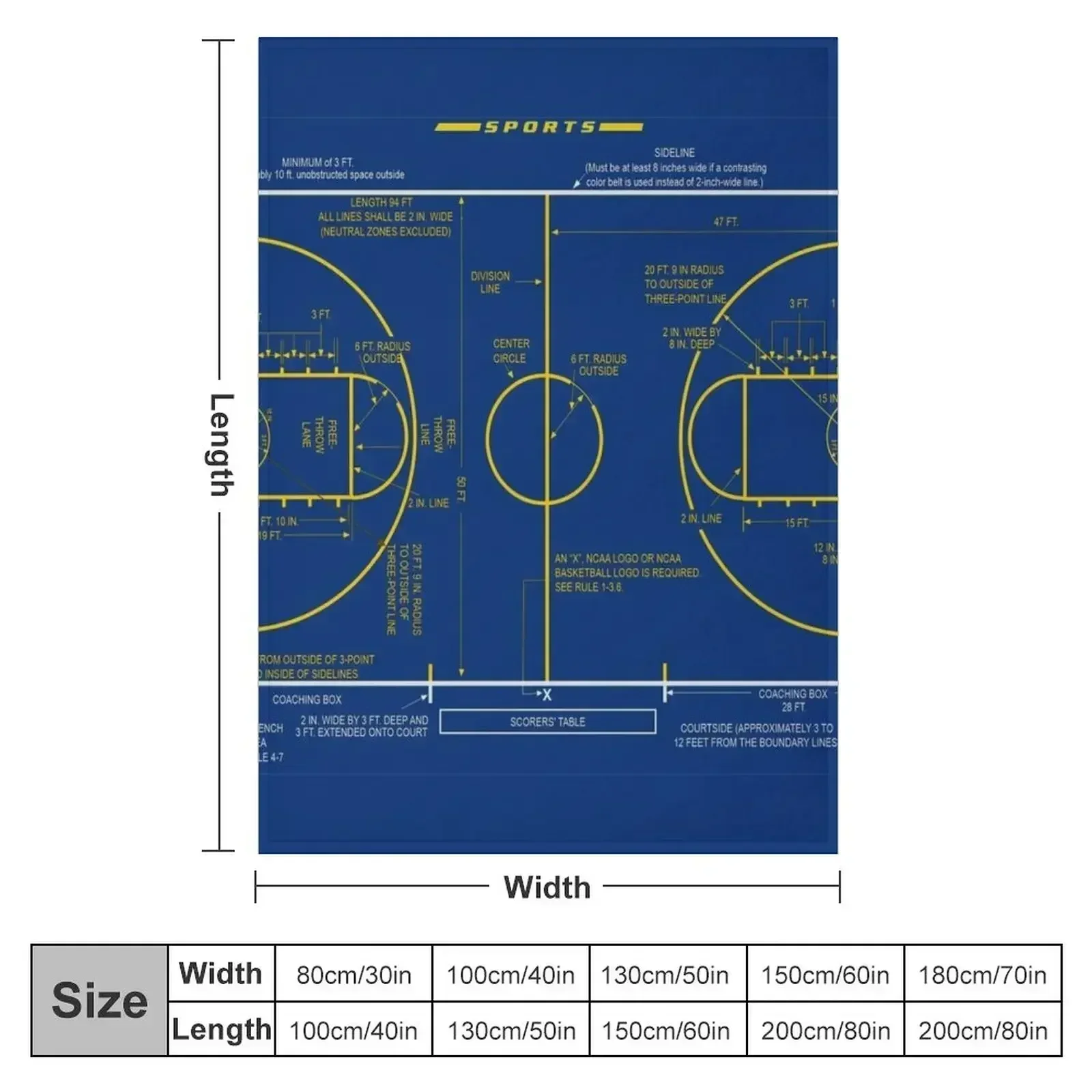College Basketball Court Diagr - 3D Printing Diagram 评论和价格