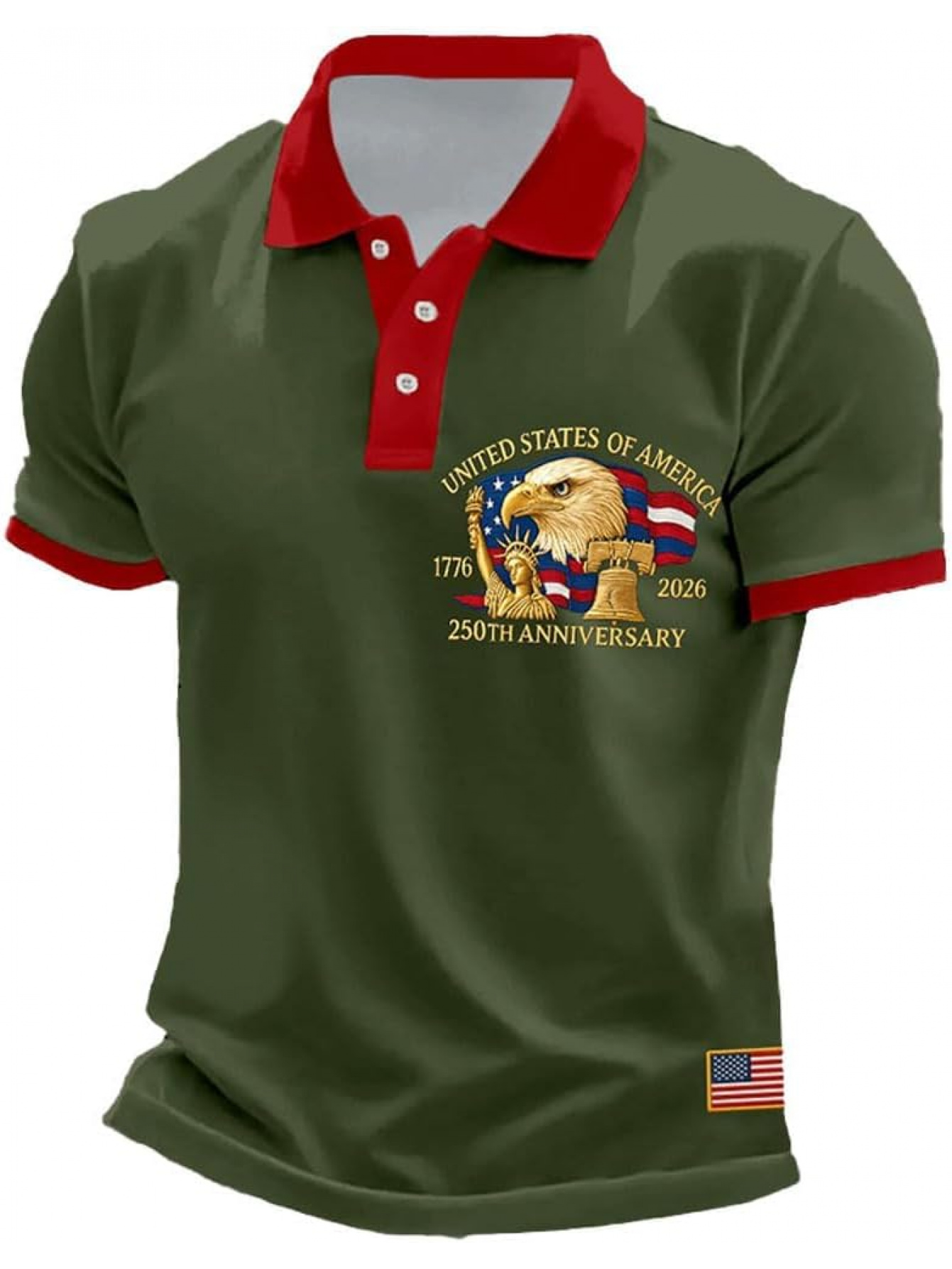 Men's USA 250th Anniversary Po - 3D Printing Usa 评论和价格