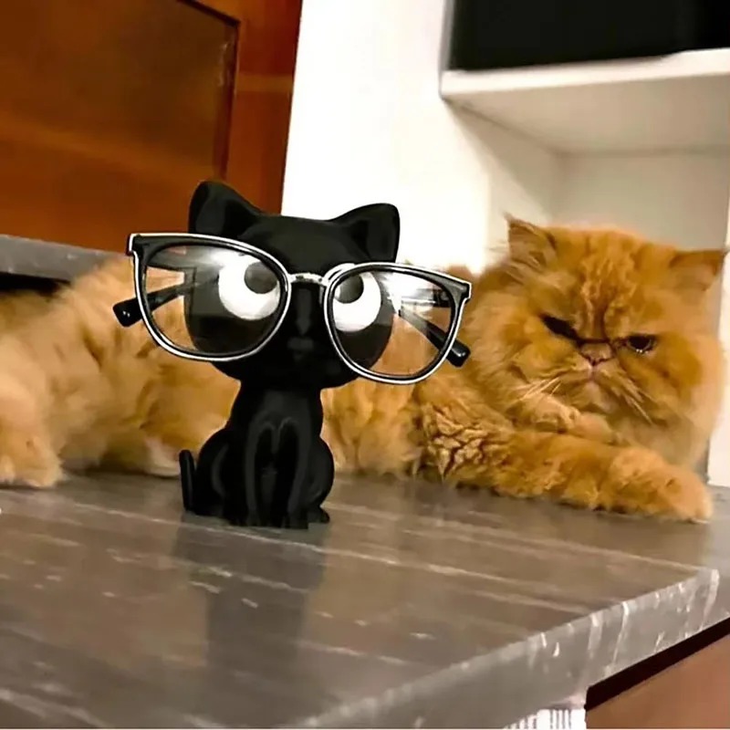 3D Printed Cat Glasses Frame-c - 3D Printing Glasses Frames 评论和价格